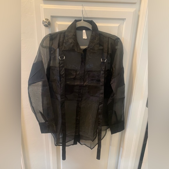 NWT Sheer Shirt - Picture 1 of 2